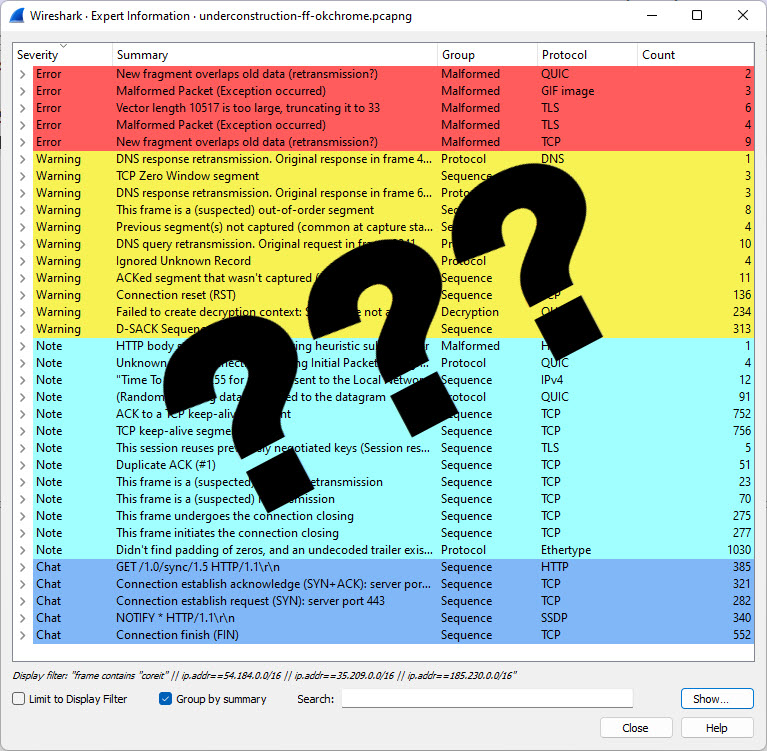 LauraChappell's tweet image. DIY LABS, CASE STUDIES, TECH TIPS, AND WORKSHOPS - coreitpros.com
Join Laura Chappell, Mike Pennacchi, and Tony Fortunato at the CORE-IT PROS Conference on August 22-26 (with one week on-demand access). 
#coreit #wireshark #networkanalysis