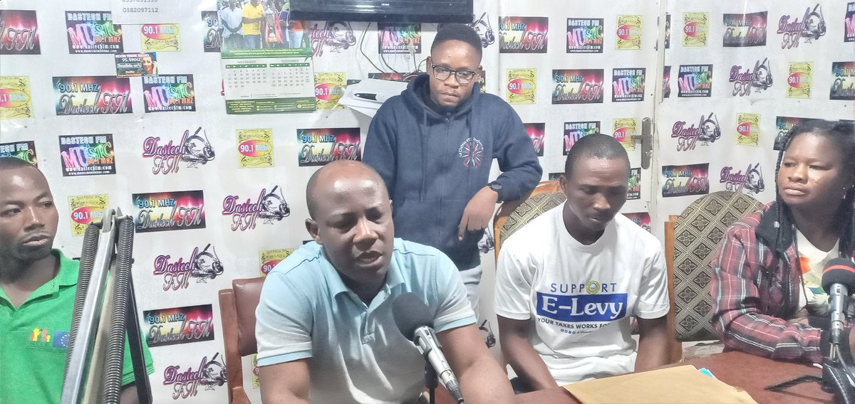 Codac_gh's tweet photo. CODAC Hosted the Bawku west district Engineer at DASTECH FM in Zebila this morning to discuss service delivery and its related issues in the District.#GSAM.                                                                          #TOGETHER WE MONITOR FOR QUALITY SERVICE DELIVERY https://t.co/jJvAdK53Tc