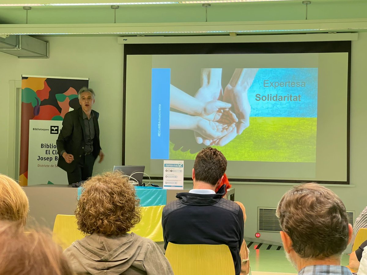 Presentació de la campanya #ElCoMBActuaUcraïna en la jornada sobre els Drets Humans. Gràcies x convidar-nos <a href="/SEMERGEN_CAT/">SEMERGEN Catalunya</a>
<a href="/COMBarcelona/">Col·legi Metges BCN</a>