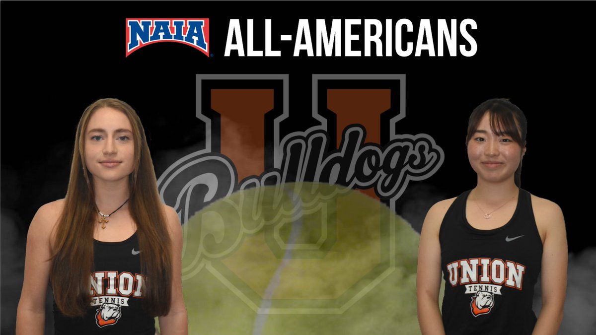 UnionBulldogs's tweet photo. 🎾DOUBLE TROUBLE🎾
Teodora Jovic and Karen Kondo represent #UnionWTen on the #NAIATennis All-American Team
#RepTheU
➡️➡️➡️ https://t.co/wi6wtZNiRj https://t.co/yDiDSrwSmW