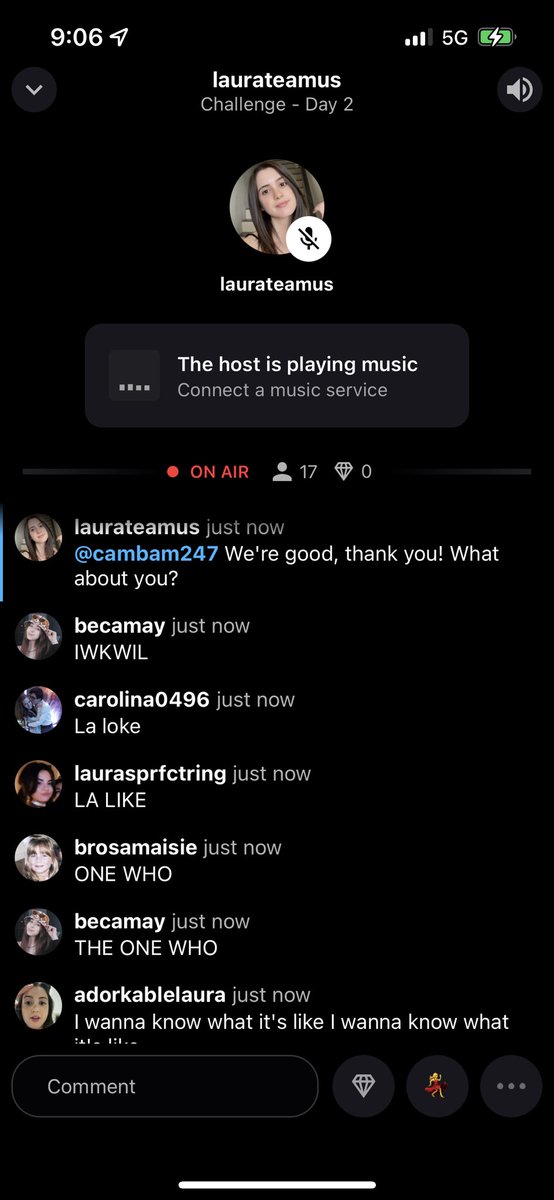 247_happygurl's tweet photo. Day number 2 complete! @LauraTeamUs thank you for always hosting such a fun Stationhead streaming party while laura is away from filming! Here’s my proof from being apart of the party today! #breakupsongchallenge we love you https://t.co/kJ6e4p2C8U