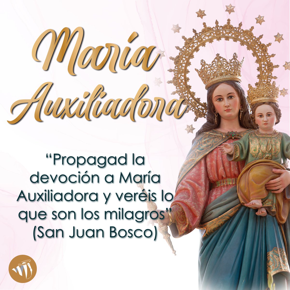 emisoramariana's tweet photo. ❤️#virgenmariaauxiliadora , que tu #bendición #santisima permanezca en mí #noche y #dia, en la #alegria y en la #tristeza😢, en el trabajo y en el descanso, en la salud y en la enfermedad, en la vida y en la muerte y durante la eternidad ❤️
#Mayo24 #24Mayo #24mayıs #Mayo2022 https://t.co/BXNLznDuM2