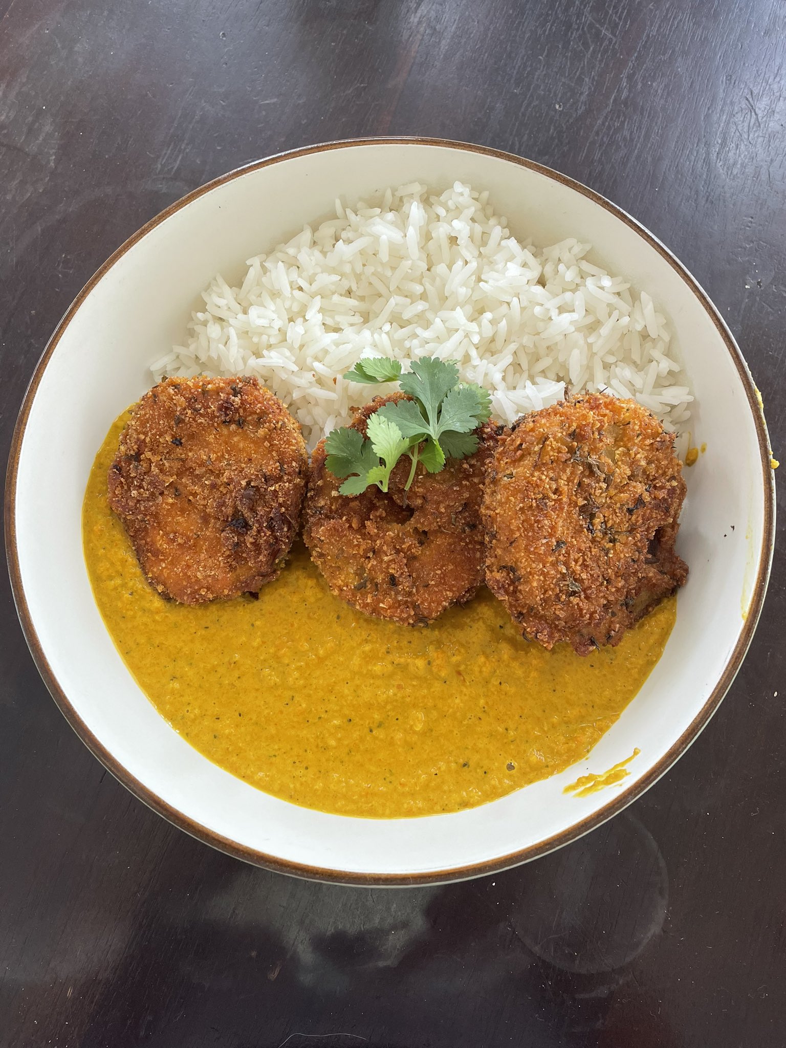 Keisha ᵍᵐ on Twitter "My vegan eggplant katsu curry. 🌱cooking is