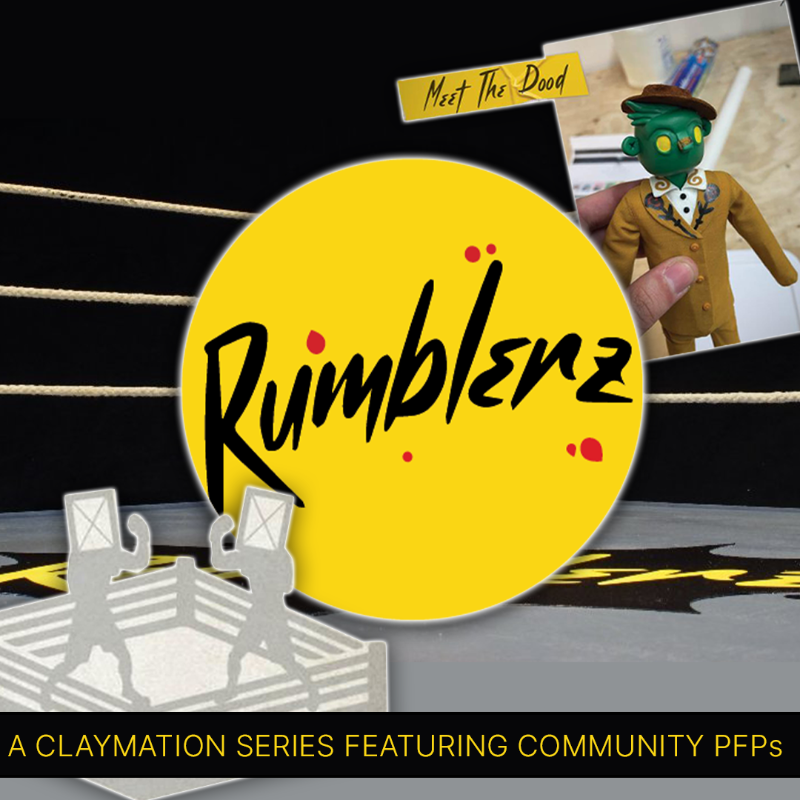 atballplayers's tweet photo. .@GamedProduction and @rumblerzfight is creating a new fight show using 3D animated claymation models of your NFT profile pictures.