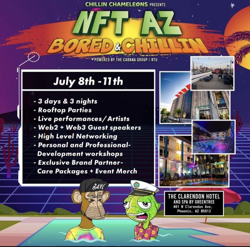 ⚡️ #NFT GIVEAWAY ⚡️

These <a href="/Chillnchameleon/">Chillin Chameleons</a> are MINTING NOW AT .09 ETH. Zeuss just secured 3 &amp; 1 is up for grabs 🤝 Might fly the winner out to the NFT AZ event if they invite Zeuss 👀

RULES
⚡️FOLLOW ME
⚡️RETWEET
⚡️TAG 3 NFT HOMIES

WINNER IN 24 HOURS ⏳

#NFTGiveaway #Chamilia