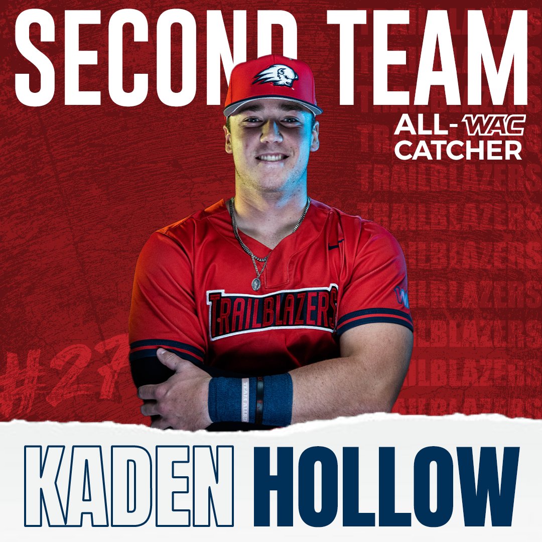 UtahTech_BASE's tweet image. Congrats to @kadenhollow for being voted Second Team All-WAC!
#DixieBlazers | #WeAreONE | #WACbsb