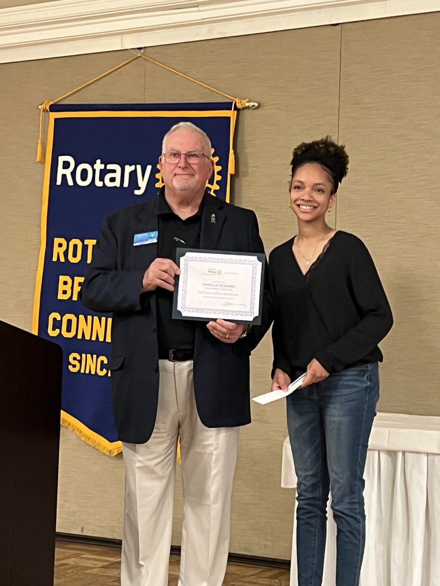 Congratulations to Danielle Bernard '22 on her selection as <a href="/bptrotary/">Bridgeport Rotary</a> Student of the Year! We are very proud of all you've done to earn this! #CougarPride #WorkHardandBeNice