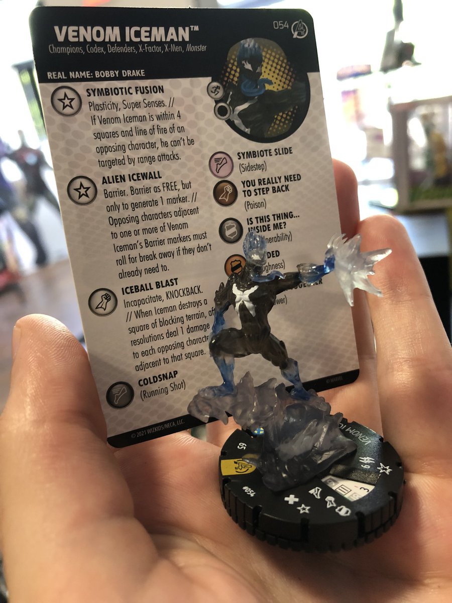 Freakopolis's tweet photo. Venom and Iceman combined… now that’s just scary! https://t.co/HuLDjGqYiJ