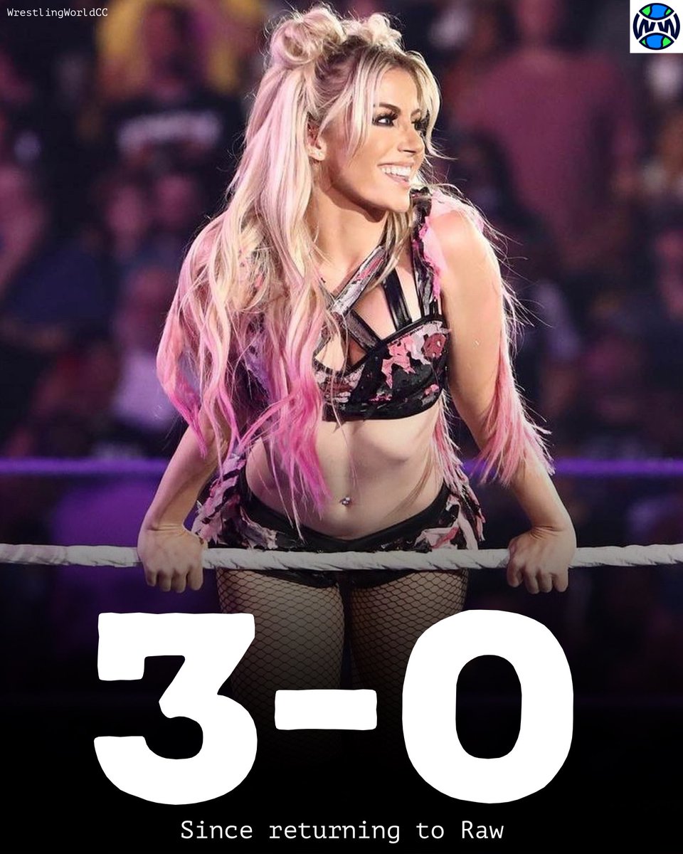 Alexa Bliss is 3-0 since returning to Raw 🔥