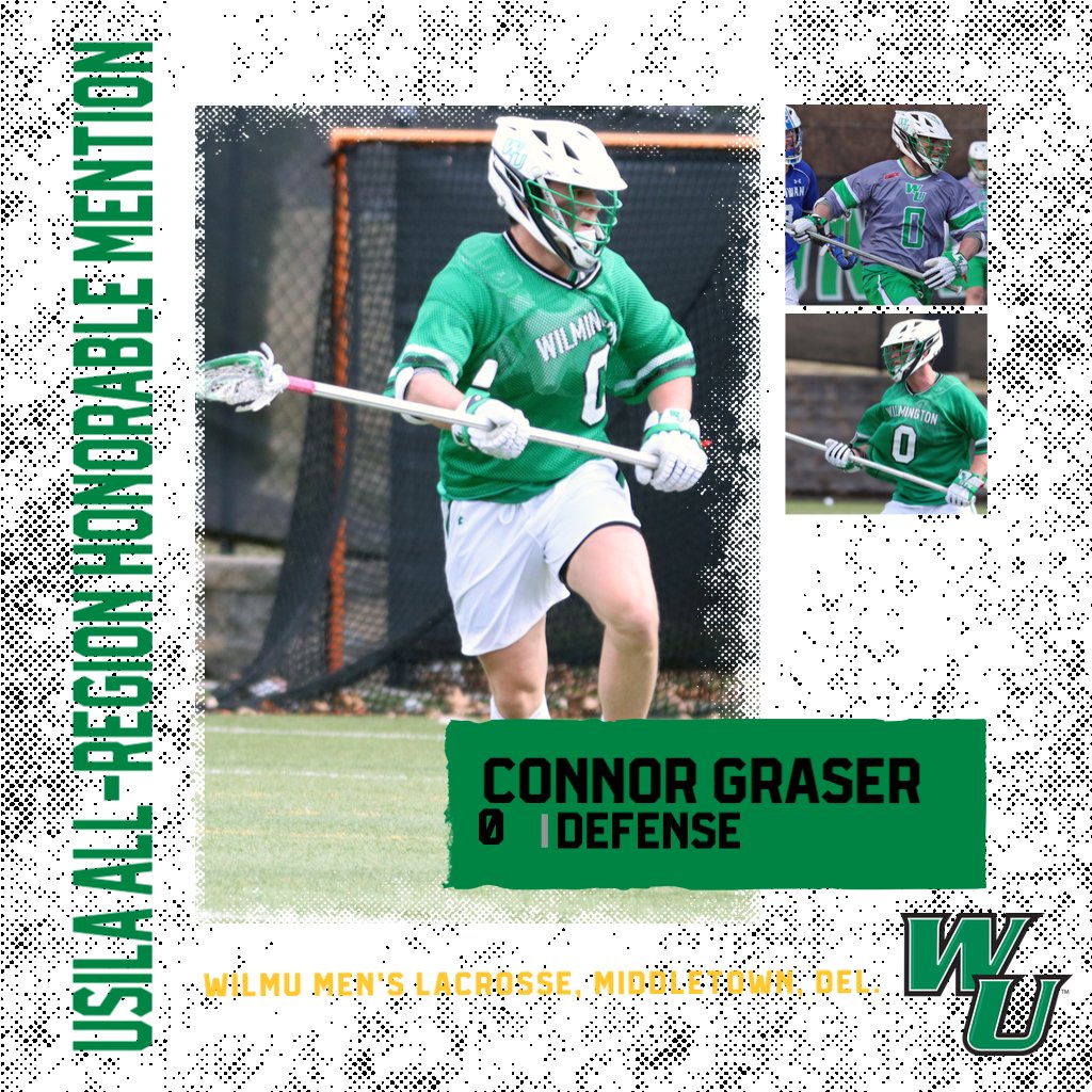 Congrats to 4 from @LacrosseWilmu who were named USILA North All-Region Honorable Mention!! Giovanni Marino and Logan Stinson on attack, Jake Herman in the midfield, and Connor Graser on defense. First time the Wildcats have had a SA named by the organization! #LetsGoCats!