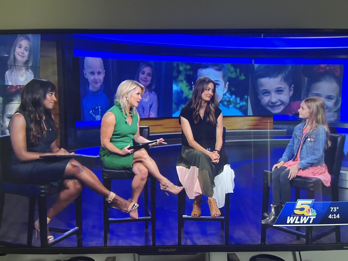RandiRicoWLWT's tweet photo. Julia Wolf on #WLWT right now talking about the research grant she’s funding through @CureStartsNow to find a cure for pediatric brain cancer in honor of her brother, Grant #GrantsWolfpack https://t.co/DWPZ4KOjwm