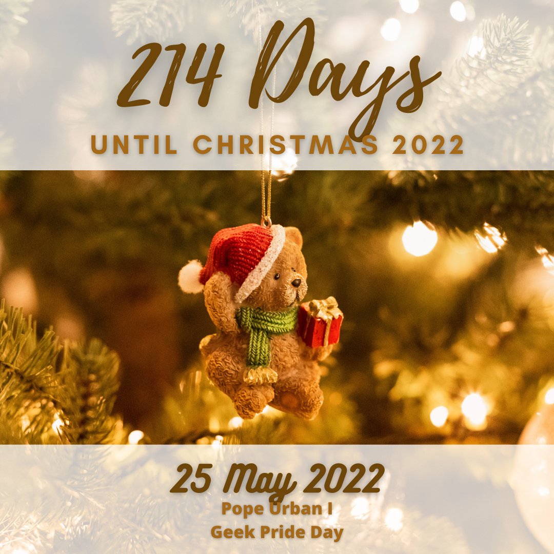 How Many Days Till Christmas 2022 From Today The Xmas Counter On Twitter: "Can't Wait For Christmas 2022? 214 Days Until  Christmas🎄. ⏳ 📅 🤶 🎅 See Our Video @ Https://T.co/85Bamrj4Ve Please  Follow Us To Get Your Daily Updated Christmas