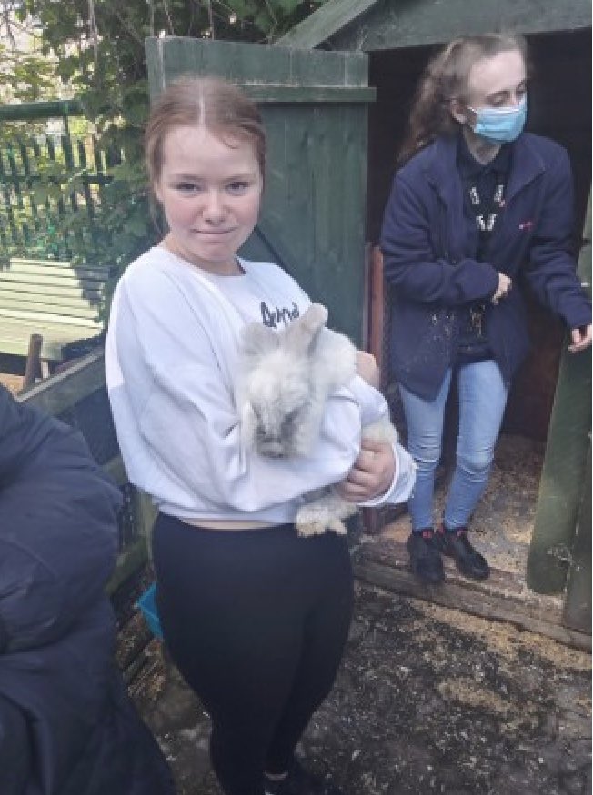 WHHS_Edin's tweet photo. Tonnes of fun at @LOVEGorgieFarm today with @Cyrenians1968 #KeyToWork work experience #DYW #getinvolved #workwithanimals https://t.co/Qh6UIpzp2v