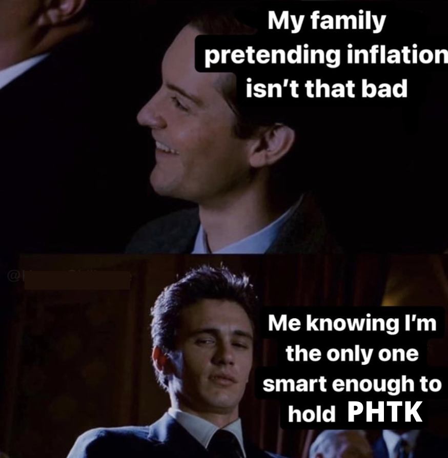 Well, I told my family 😜 #PHTK #crypto #defi #NASDAQ #Token 

<a href="/PhunToken/">PhunToken</a> <a href="/alanknit/">Alan Knitowski ∞/21M</a> <a href="/CrowderOfficial/">Randall Crowder</a> @hayochie @MrPhunHead <a href="/TheCaptainBryce/">Captain MAGA M.D.</a> @JustinDGambles @andress_adam <a href="/TitiValk/">Titi Valk</a> <a href="/jeno_long/">Jeno Long ✍️💻🎶🎮📷</a> <a href="/Draigblaze/">Martyn WD Ape 🏴󠁧󠁢󠁷󠁬󠁳󠁿 🚀 #tothemoon</a> <a href="/jonnajarian/">Jon Najarian</a> <a href="/filipinoflash/">Nonito Donaire - filipinoflash.eth</a> <a href="/247WallSt/">24/7 Wall St.</a> <a href="/seanxmurphy1/">seanxmurphy</a> <a href="/FrancisSuarez/">Francis X. Suarez</a>