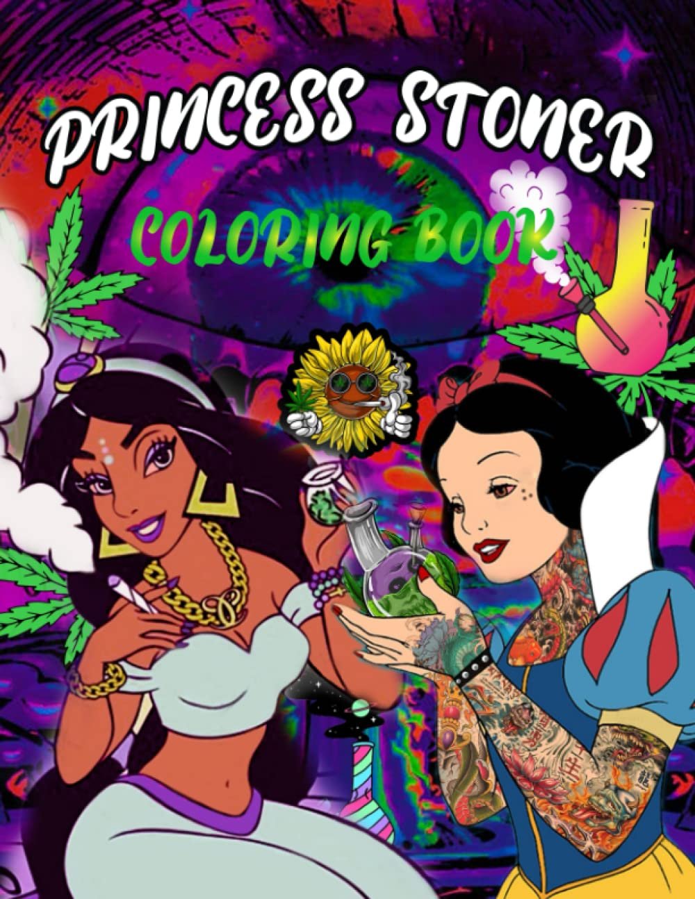 Online Weed News on X: Princess Stoner Coloring Book: Fascinating