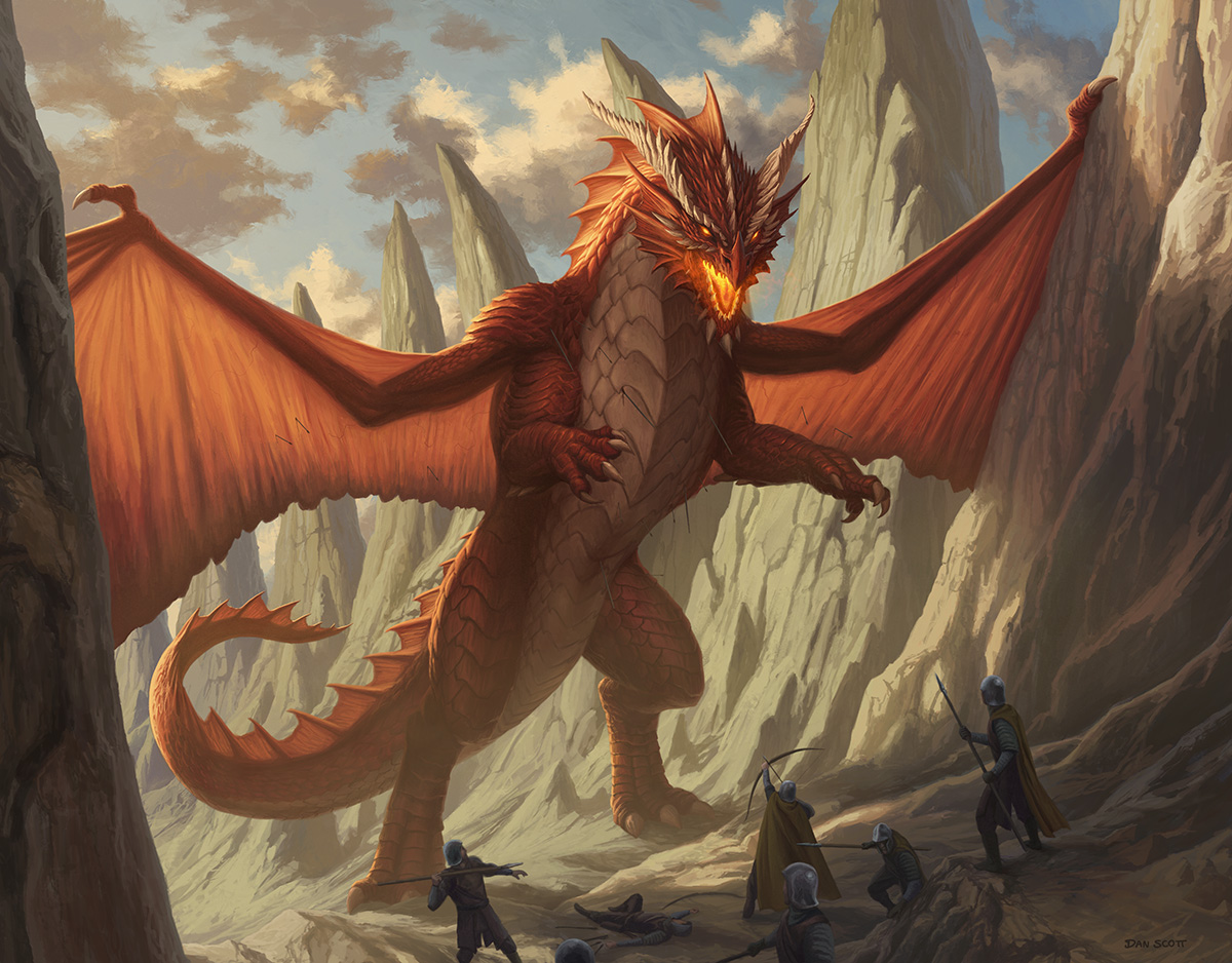 Dan Murayama Scott on Twitter: "Wrathful Red Dragon. art released for the upcoming Magic:The Gathering Battle for Baldur's Gate. The sketch will be for auction soon! Art Director: Deborah