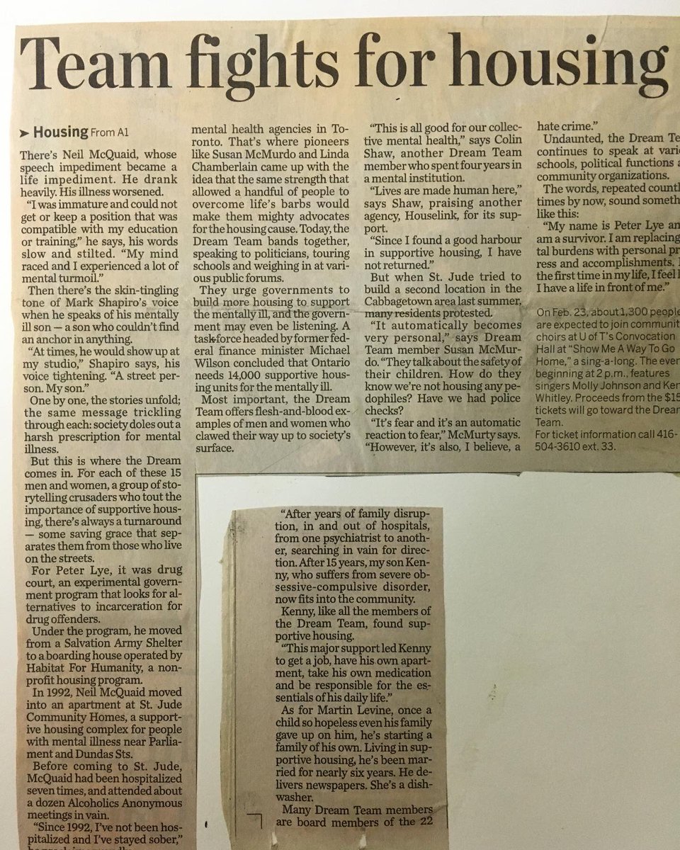 TheDreamTeamTO's tweet photo. #Throwback to the #Dreamteam being featured in the Star. As we approach June 2nd, the team remains committed to fighting to have the current housing crisis recognized as a top priority https://t.co/3Ccv9bFyuQ