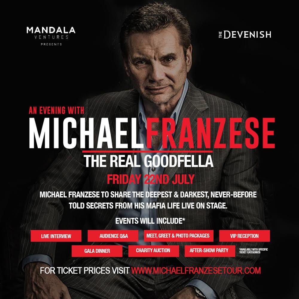 The Devenish Complex is proud to present… An evening with Michael Franzese | The Real Goodfella 🗓 Friday 22nd July 🎫 Tickets available now 👉🏻 michaelfranzesetour.com . . #thedevenishbelfast #thedevenish #michaelfranzese #belfast