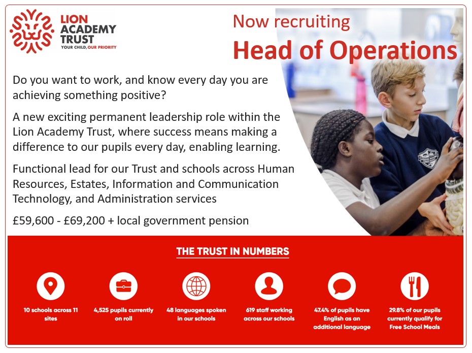 EdChangeUK's tweet photo. Fantastic new opportunity at our Trust based in east London: Head of Operations.  A genuine opportunity to make a real difference... #Recruiting #Operations #schools 

https://t.co/sRcJ9btlvE https://t.co/aypqD6rUik