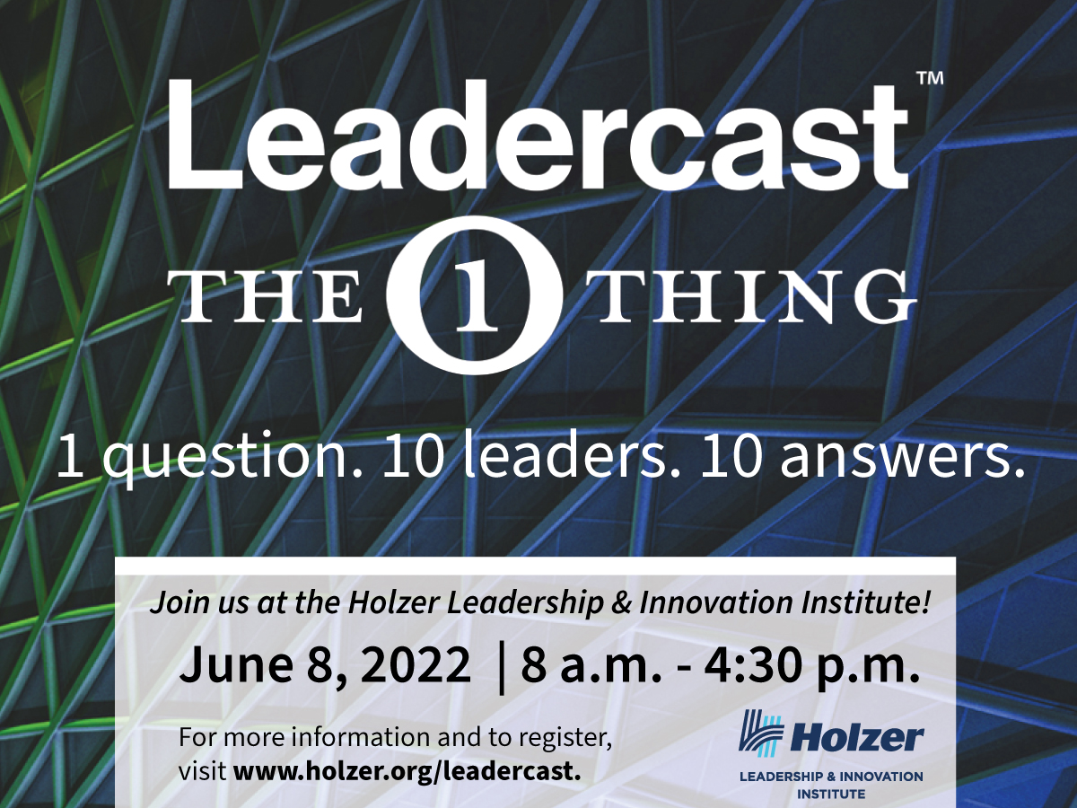 Holzer Health System (@holzerhealth) on Twitter photo Haven't registered for Leadercast 2022 but want to attend? There's still time! Registration ends May 25! Register now at holzer.org/leadercast/. #leaders <a href="/Leadercast/">Leadercast</a> Haven't registered for Leadercast 2022 but want to attend? There's still time! Registration ends May 25! Register now at holzer.org/leadercast/. #leaders <a href="/Leadercast/">Leadercast</a>