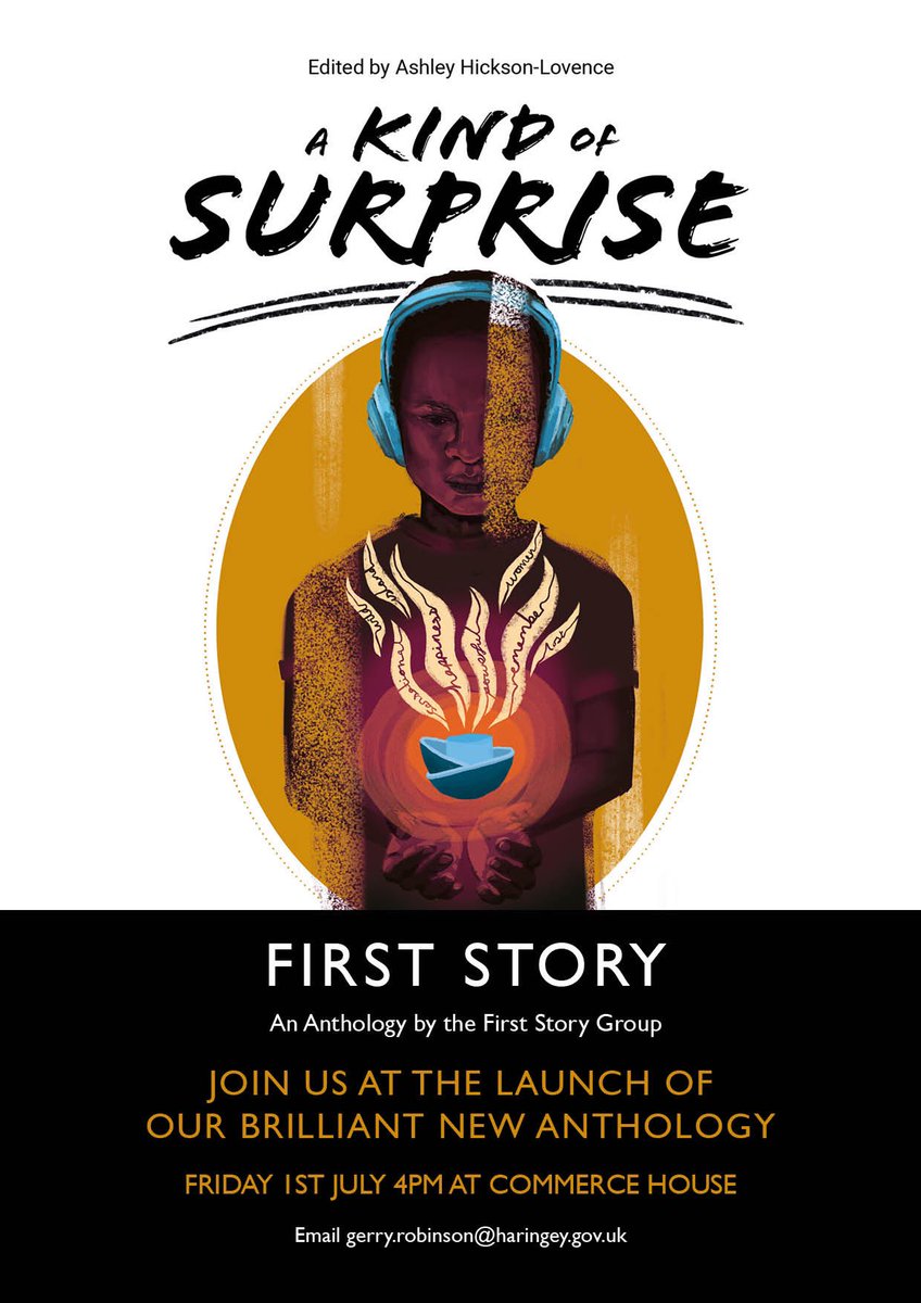 HaringeyLP's tweet photo. Save the date! This year’s incredible @FirstStory anthology will be launched on Friday 1st July. Hear our students read their work &amp; meet our brilliant writer in residence @AHicksonLovence 📚 We can’t wait! #ThisIsAP @EmmaL42 https://t.co/0WVReumRA2
