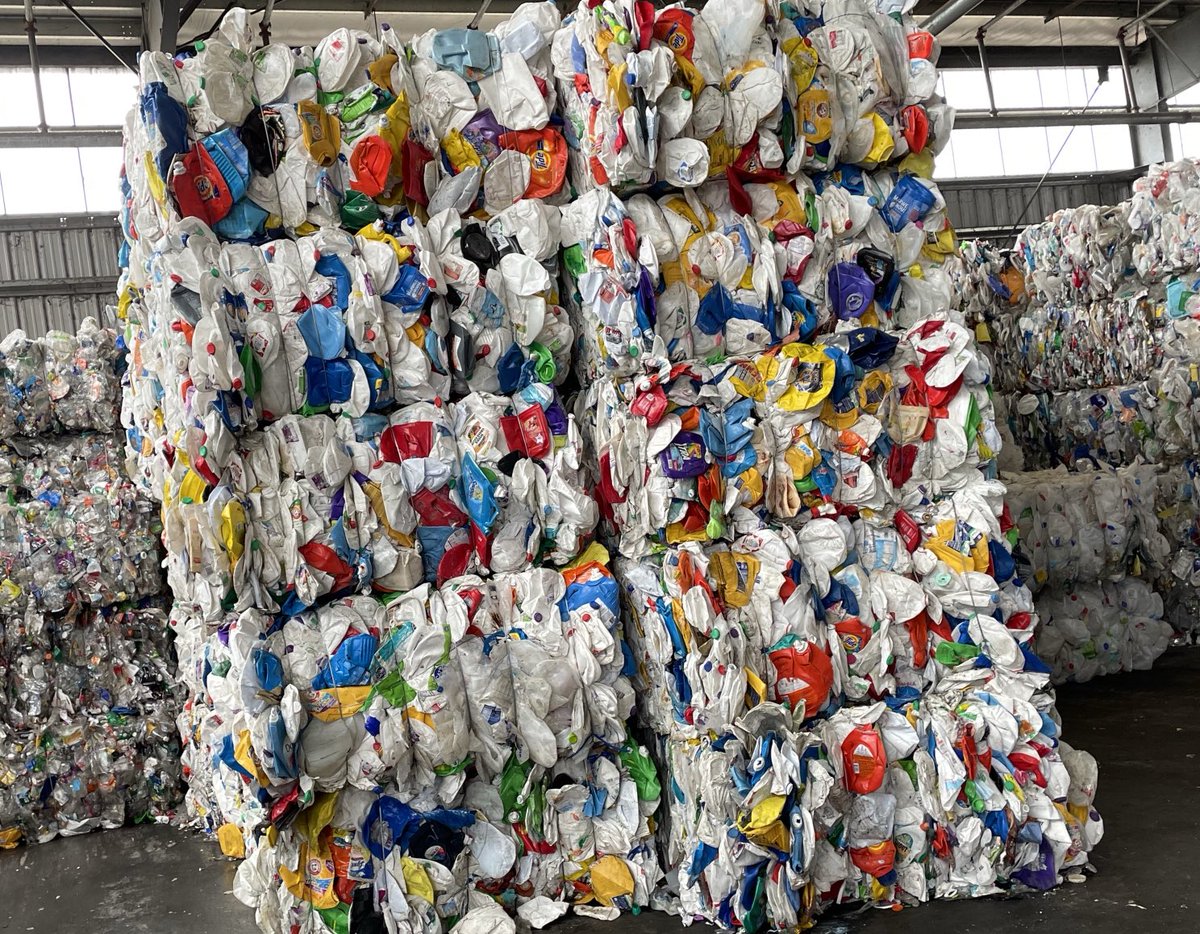 Recently visited a local Materials Recovery Facility that helps recycle plastics and other materials from three local counties. Before and after shots show the amazing job they do. But we as humans need to do better. This is a friendly reminder to recycle. ⁦@UBChemistry⁩