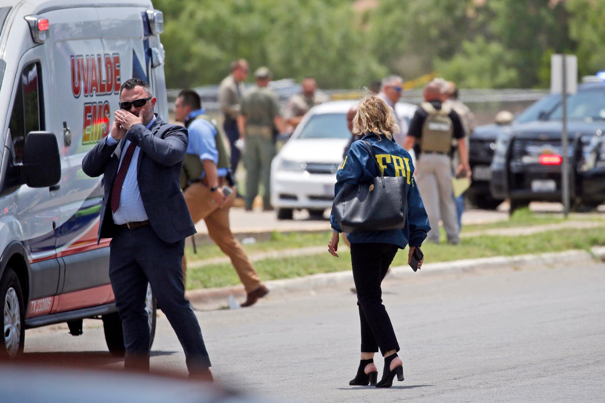 ajplus's tweet photo. At least 2 children were killed and many more injured after a shooter opened fire at an elementary school in Uvalde, Texas.

At least 2 hospitals are caring for the victims. One received 13 children and a 66 yo is in critical condition at another.

The shooter is in custody. https://t.co/OuHT451PRa