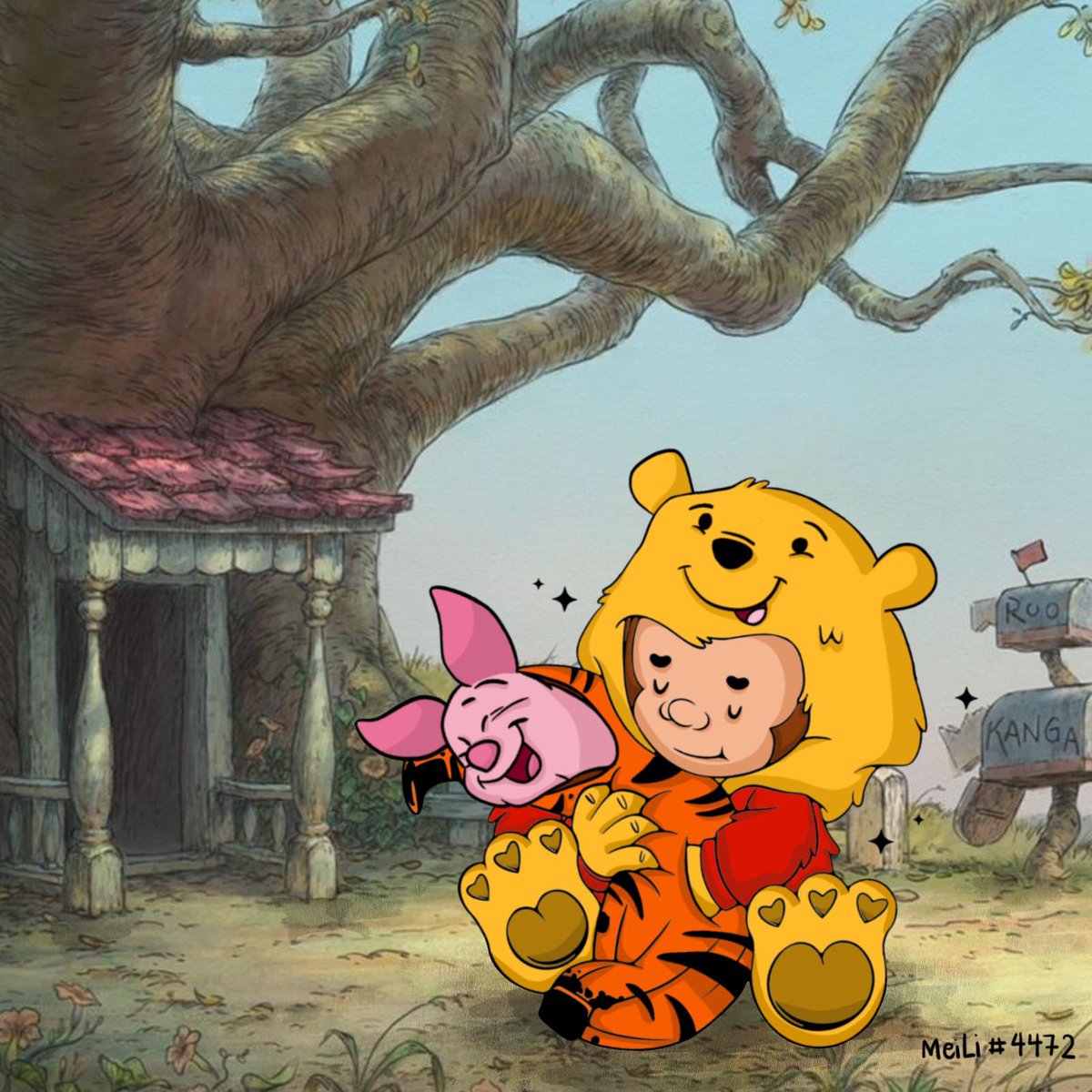 meili_sol's tweet photo. My submission for the @justape_ art competition! Winnie The Pooh and Piglet with a Tigger banana!! 🥰 Hope you guys all like it!! #apish #apishart!

@hyblinxx
@ChainedCrypto
@GroovyNFTs
@Cryptochanzy https://t.co/prlTRhgMSZ