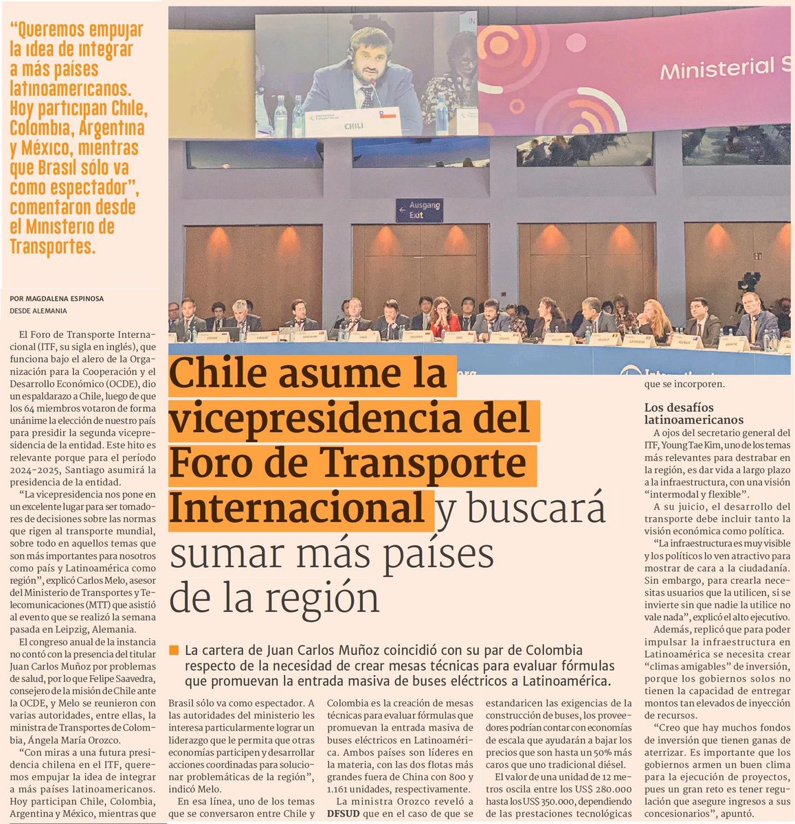 Chile OECD tweet media