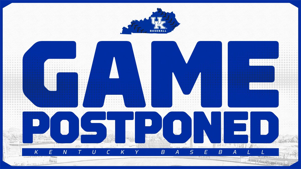 Tonight’s game has been postponed until WEDNESDAY due to multiple extensive weather delays. Time tomorrow will be TBD based on how weather affects rest of schedule.
