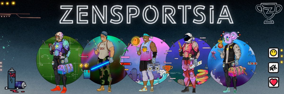 ZenSportsia is getting a new look! Check it out. 👀

This aesthetic lays the groundwork for our metaverse. Be on the lookout for more designs coming soon from our NFT artist <a href="/Mrfiretruckman/">Manny🤖</a>!🎨
