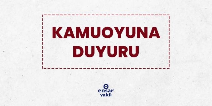 KILIÇDAROĞLU’NUN ASILSIZ İDDİALARINI KINIYORUZ!

Kamuoyu açıklamamız:
ensar.org/haber/2022/05/…