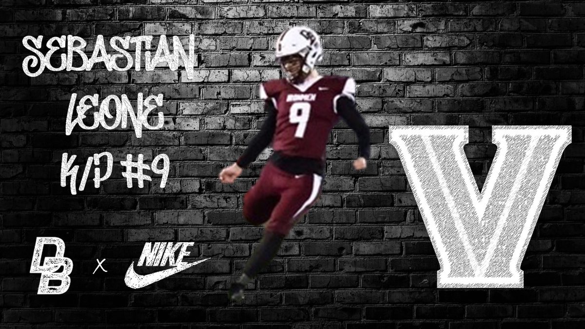 DBP_Football's tweet photo. Sebastian Leone was a 4-year Kicker/Punter for us. Was willing to help the team any way he could, and was our most reliable peer-tutor on our team! Completely selfless, and we were lucky to have him with us all 4 years! Good luck at Villanova Sebastian! https://t.co/r03ASMHCVB