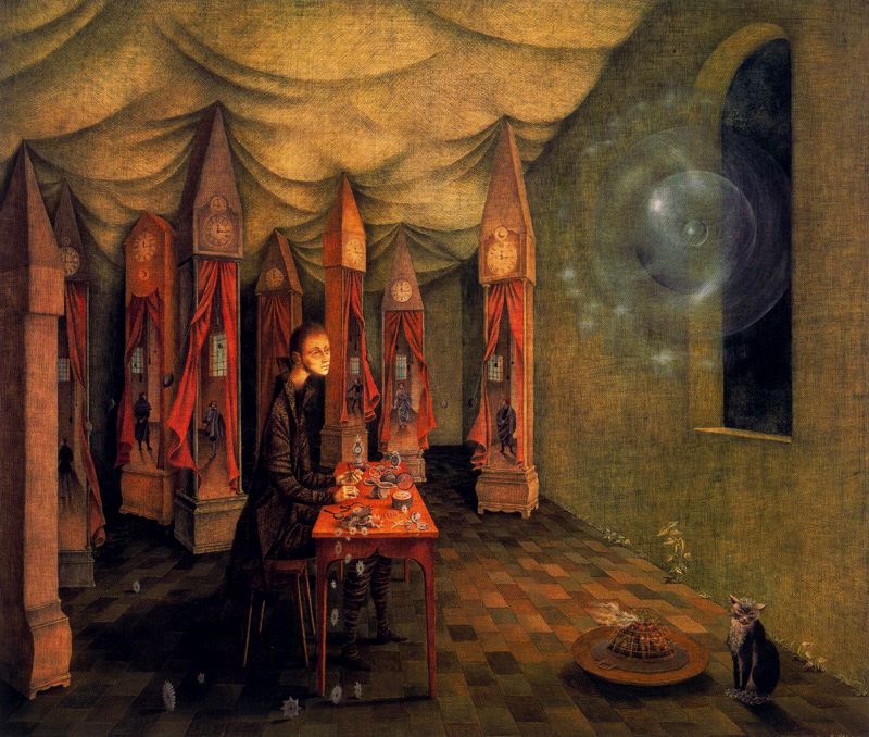 artistvaro's tweet photo. Revelation (The watch), 1955 #surrealism #remediosvaro https://t.co/PgNtEYnFFe https://t.co/ihz6we6HqC