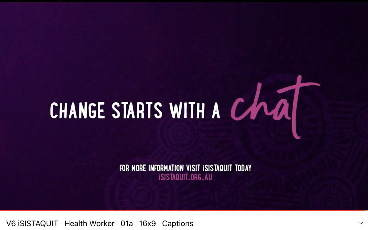 1 of 5 On May 31 #WorldNoTobaccoDay #WNTD2022 we will launch #iSISTAQUITTV videos that will showcase the importance of culturally appropriate care and communication in supporting women to quit smoking Check out 5 themes in thread below ⬇️ Register here eventbrite.com/e/world-no-tob…