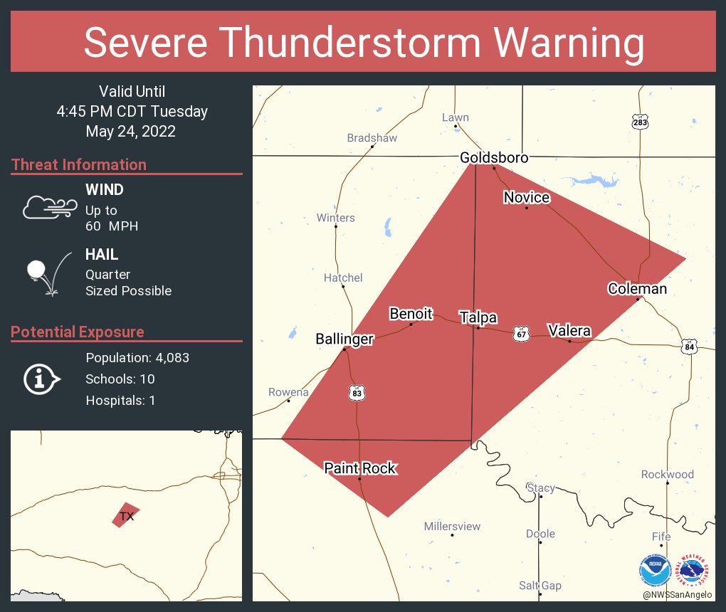 NWS Severe Tstorm on Twitter "Severe Thunderstorm Warning including