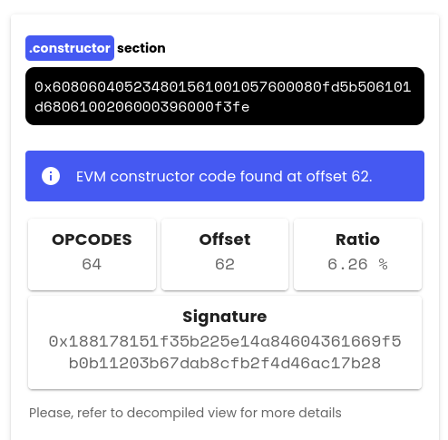 dappdata_link's tweet image. Decompiling #EVM #Ethereum or any other contract like @0xPolygon or @BNBCHAIN DApps directly from the browser. A tiny work in progress sample. Follow us for more! 💪