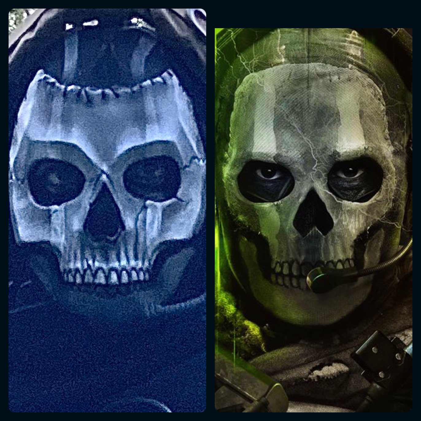 2022 Modern Warfare 2 Ghost Mask 