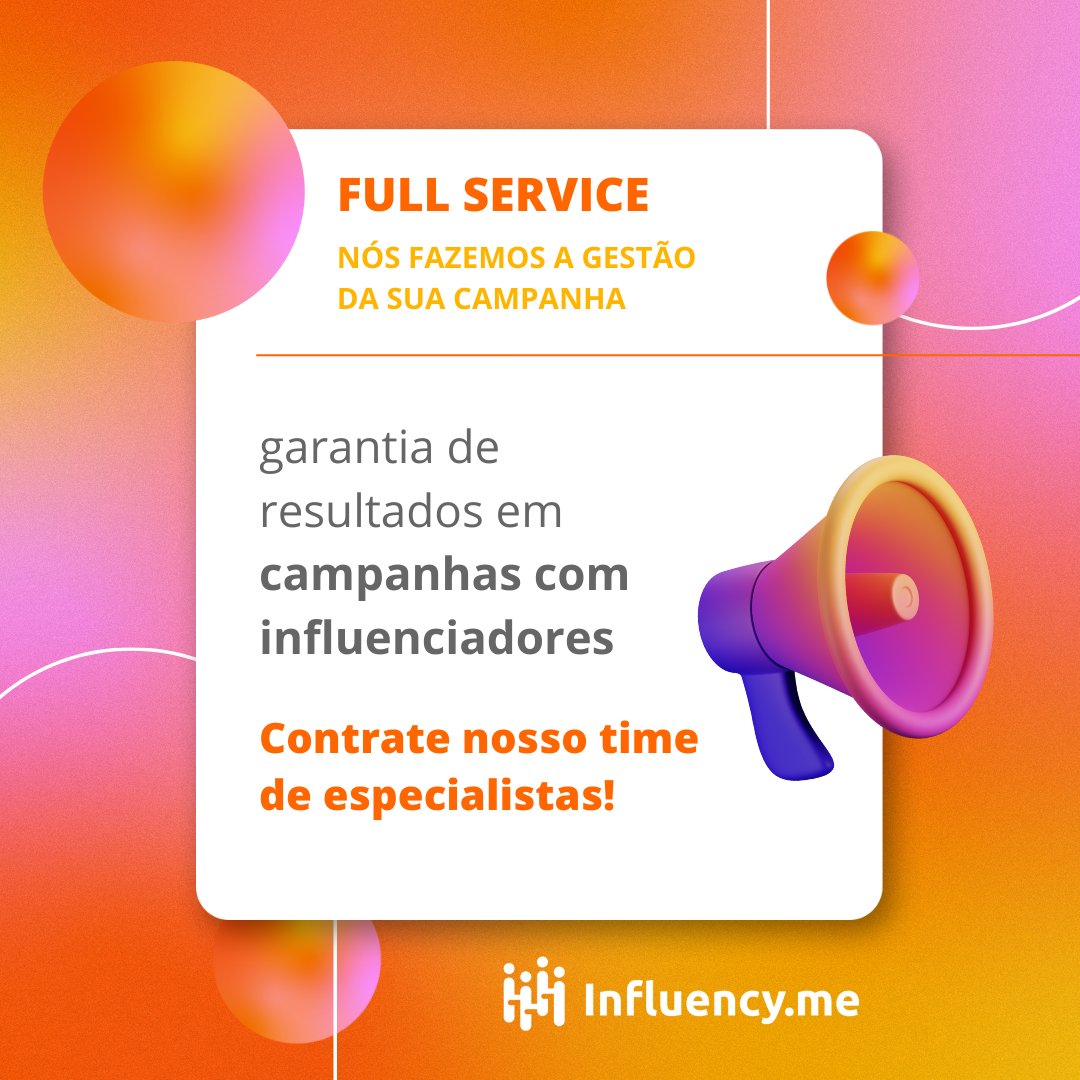 influencyme's tweet photo. Contrate um time de especialistas para gerenciar sua campanha com influenciadores digitais, com garantia de resultados. Saiba mais clicando em https://t.co/n2LUUIwu0h https://t.co/VVCowmIFnP