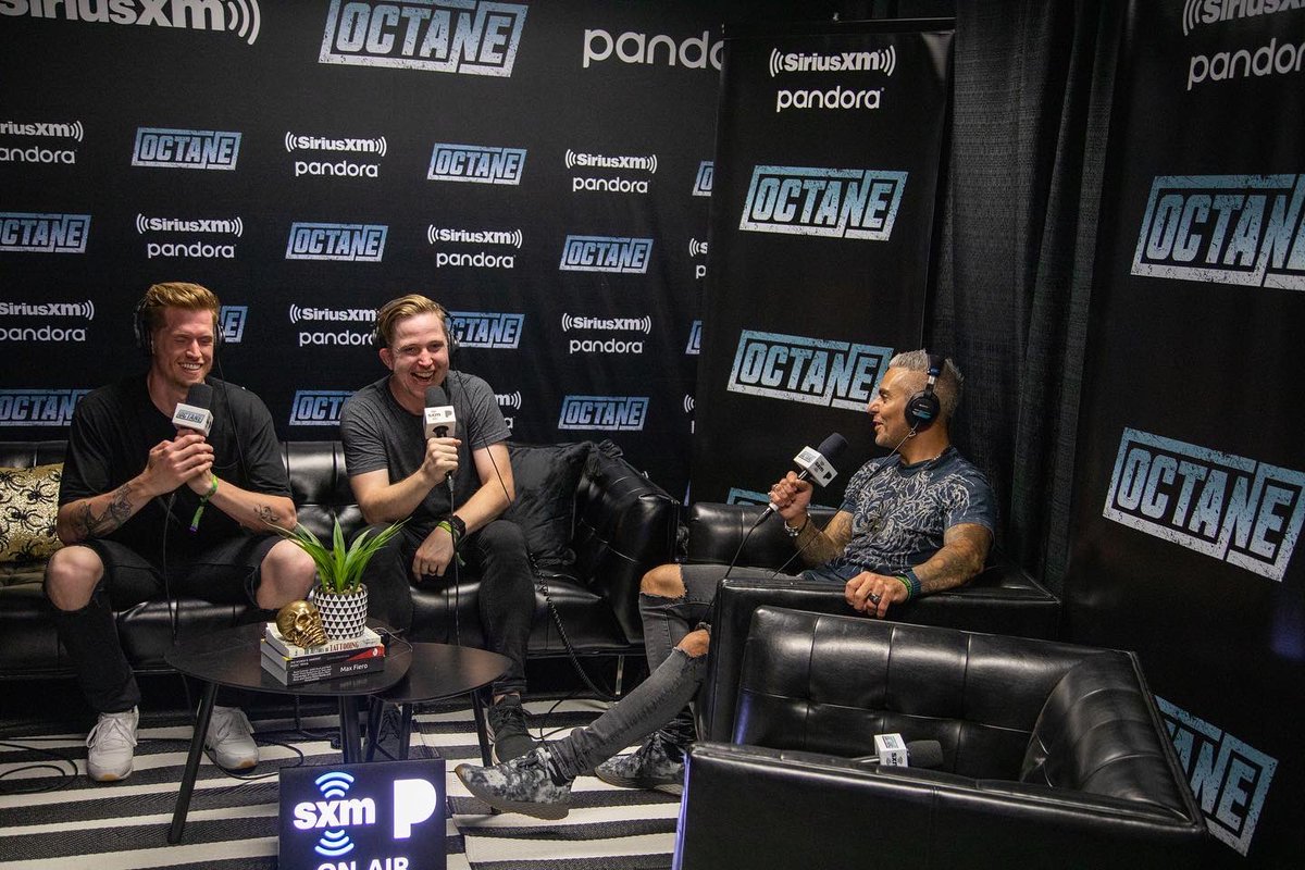 AtypesCollide's tweet photo. It was such a blast talking with our friend @josemangin over at the @SXMOctane booth this past weekend. Can’t tell you guys enough how much we appreciate the support you guys have shown us 🖤 https://t.co/nljSPU4tof