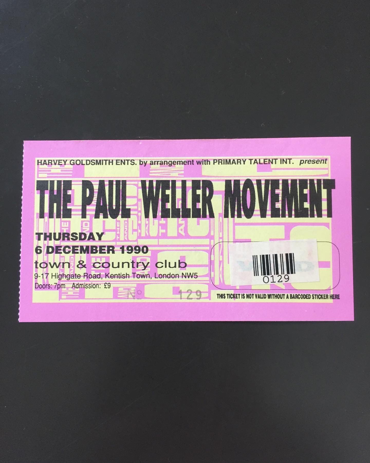 Happy birthday
PAUL WELLER 