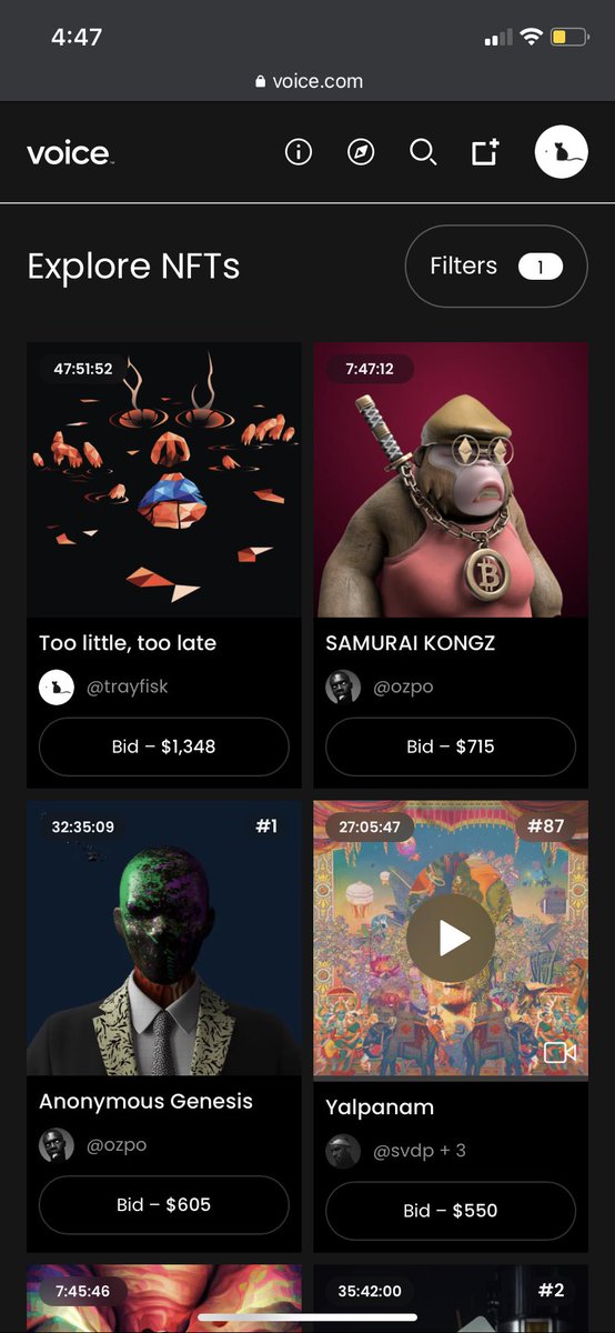 The auction just started @voicehq for Too little, too late…I’m speechless. Thank you endlessly to the mystery buyer who just paid my student loans for the month. I think I need to go lay down and die now…wow…