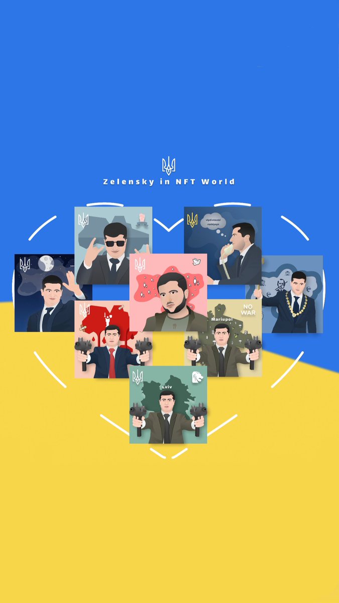 dmpochpskiy's tweet photo. Привіт! Підтримай ЗСУ через NFT індустрію! Я власноруч намалював цю колекцію і 60% від продаж перешлю на допомогу нашій армії💪   Зараз проходить пресейл - зацікавився пиши мені в особисті повідомлення! @MykolaUdianskyi @opensea @binance @QmallExchange #Зеленский #nft #CryptoNews https://t.co/1VQBpTUQ6q