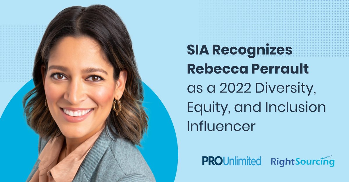 Right_Sourcing's tweet photo. We’re excited to announce SIA has named our VP of Diversity, Equity, and Inclusion, Rebecca Samarasinghe Perrault, a DE&amp;I Influencer for 2022. Read more about Rebecca’s nomination here: https://t.co/o2muoUFqYg https://t.co/DABd1A0yH1