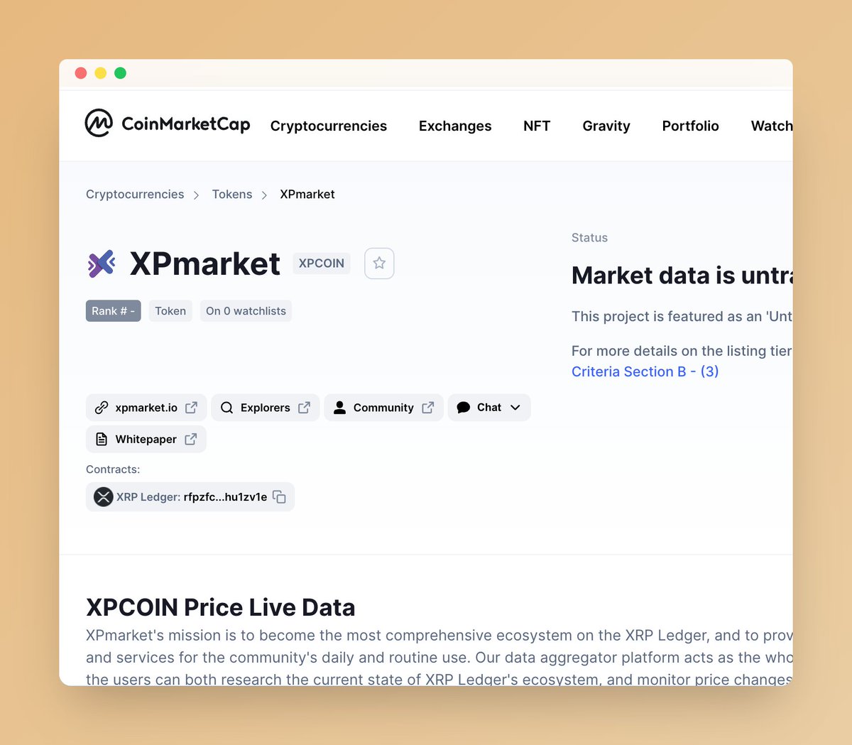 xpmarket's tweet photo. XPmarket is now listed on @Coinmarketcap (https://t.co/2oreqYEs6m), an important step before the release of XPcoin.
Meanwhile, don't forget to trusline XPcoin (https://t.co/TVMy61u01h), as earlier supporters will benefit the most. https://t.co/u3q8C3cfBf