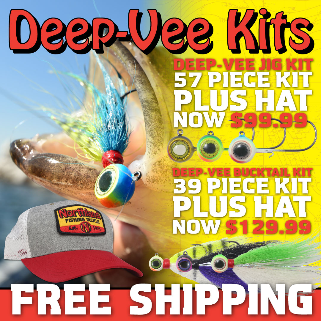 Deep-Vee Jig \u0026 Deep-Vee Bucktail Jig 