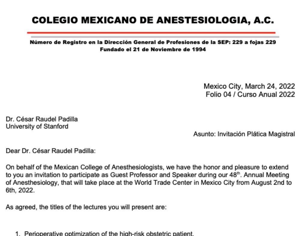 My parents left Mexico to give us an education that was inaccessible to them (being poor)…

A generation later, their son is now going back to Mexico City to give the KEYNOTE at the Annual Congress of Anesthesiology on OB Anesthesia!

Si se pudo mami/papi 😭❤️🇲🇽 🇺🇸#SiSePuede