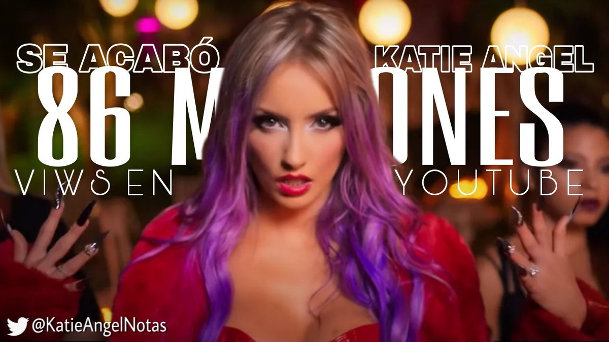 KatieAngelNotas's tweet photo. #KatieAngelNotas
El vídeo oficial de👰Se Acabó🔥de @IamKatieAngel 🗡️a actualmente cuenta con más de 86 MILLONES de views en la plataforma de YouTube❤️→https://t.co/Zkr6Iq6zc4
#SeAcabó #KatieAngel #Preciosuras #AngelsArmy #GameOver #GameOverKA #GameOverAlbúm https://t.co/O7Osw8T3Xy