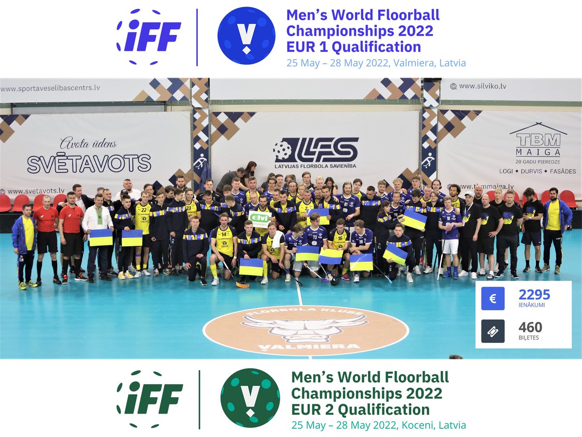 LFS_floorball's tweet image. 👏🇺🇦👏🇺🇦👏🇺🇦  Huge thanks to everyone involved in making this charity match happen. 2295 EUR in ticket revenue will go to @ukrainefloorbal! #StandWithUkraine
