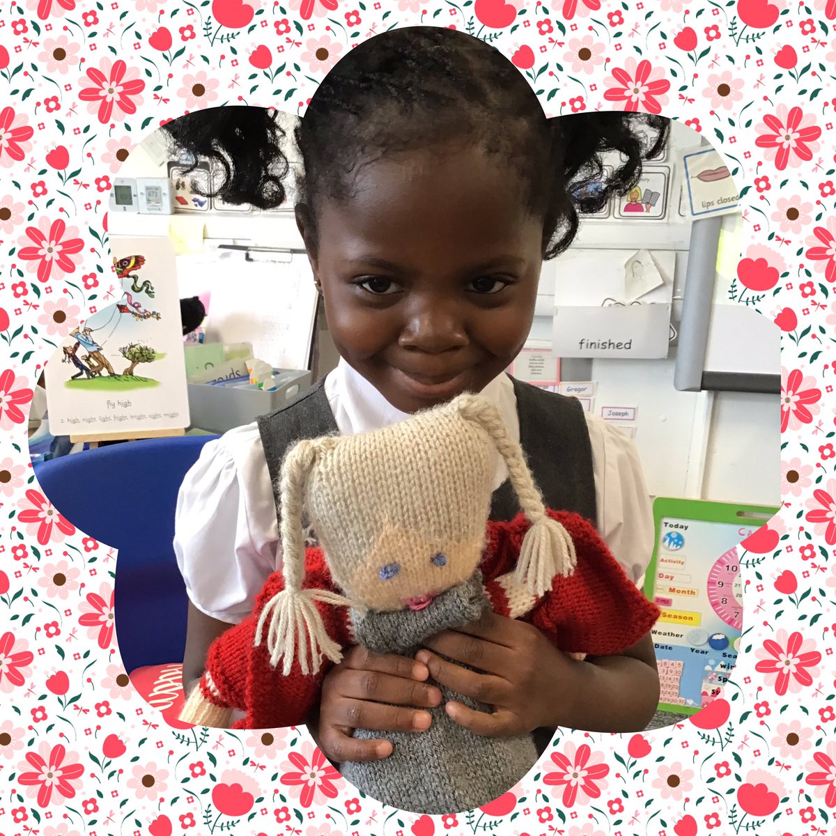 MsYellowleesEPS's tweet photo. This star told us all about her favourite toys. She has two special dolls that she likes to dress up and a lovely horse. We think she is awesome at art, kind and helpful. Well done!🌟 https://t.co/MILE5cowcz